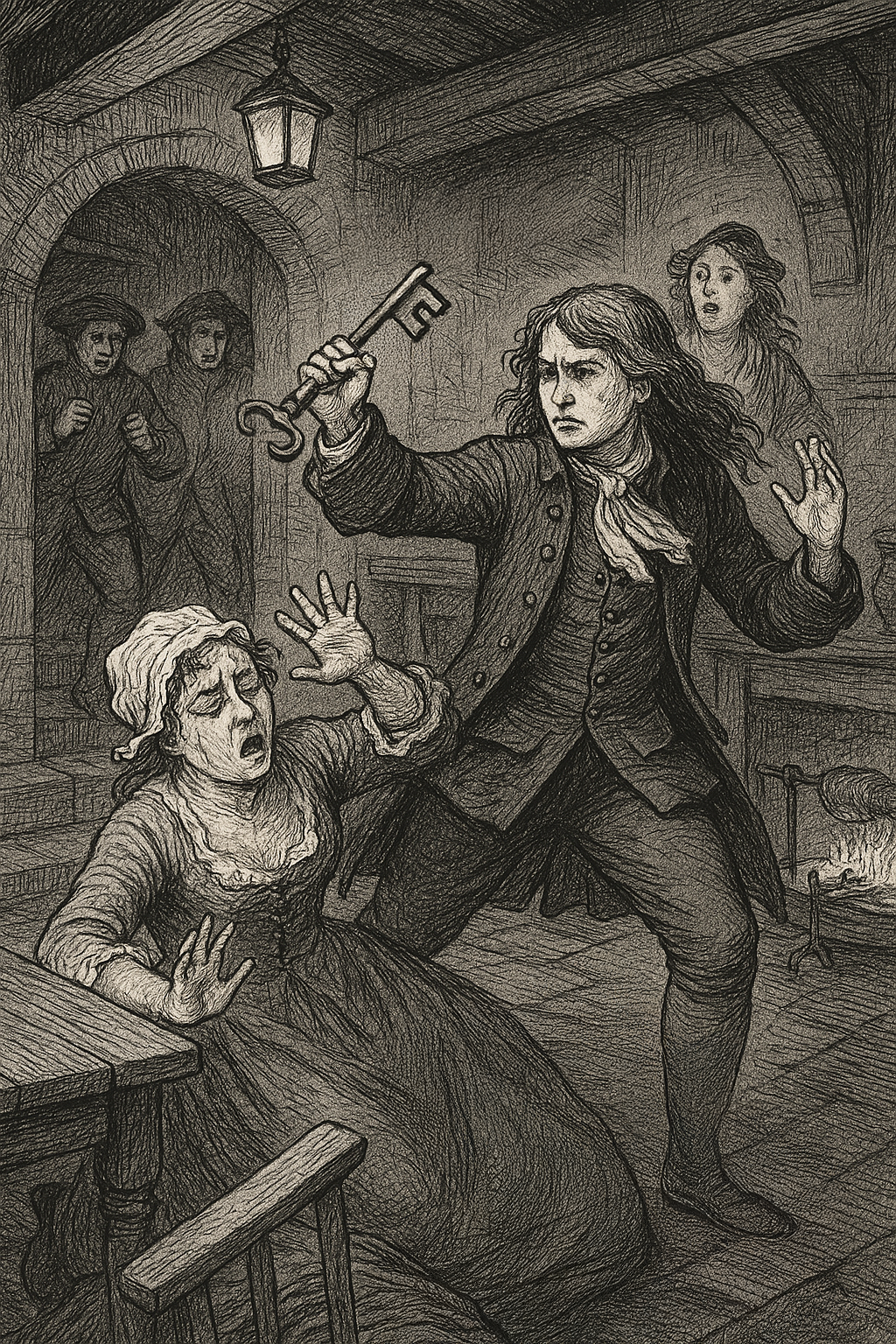 The Key Incident as drawn by ChatGPT